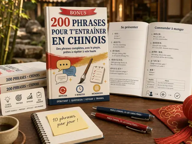 200 Phrases pour t'Entraîner en Chinois