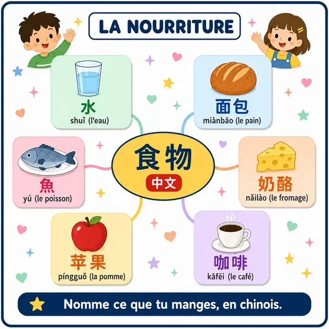 Carte mentale : Nourriture