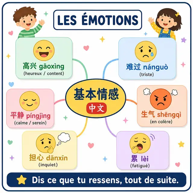 Carte mentale : Émotions