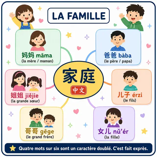 Carte mentale : Famille