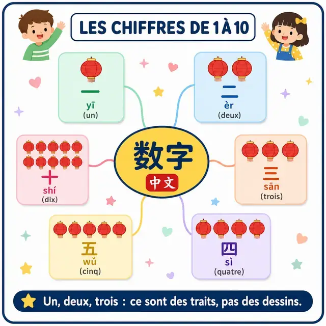 Carte mentale : Nombres